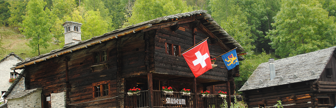 Das Museum von Bosco Gurin im Kanton Tessin (Schweiz); Quelle: Museums-Archiv